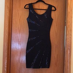 Guess Midnight Blue sequin dress. Sz 0. Worn once.